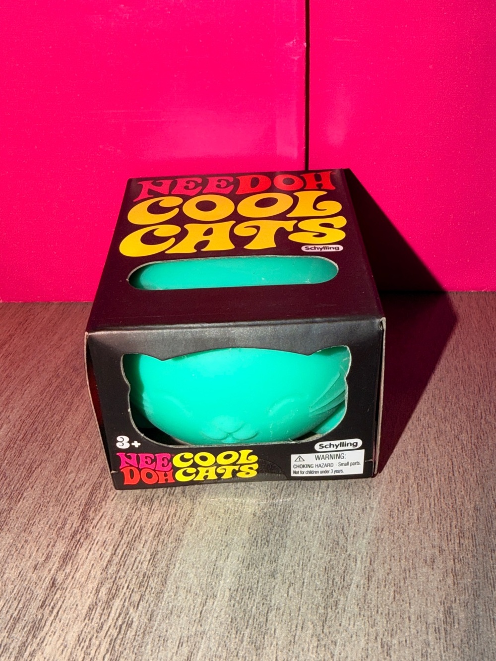 Authentic NeeDoh Cool Cat-Teal